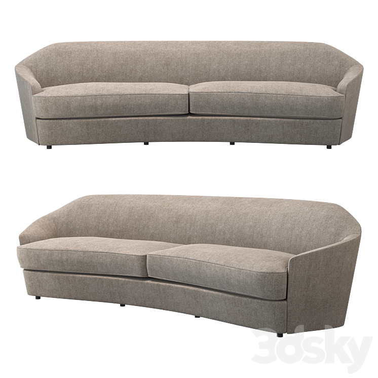 Sofa LUXURY LUX10 by IL Loft Sofa 3D model