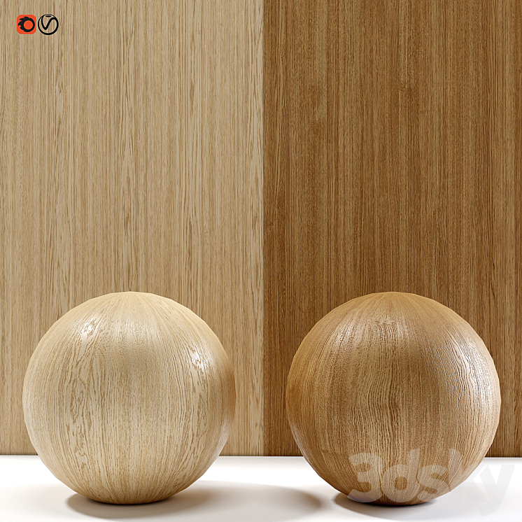 wood material collection 3DS Max Model - thumbnail 2