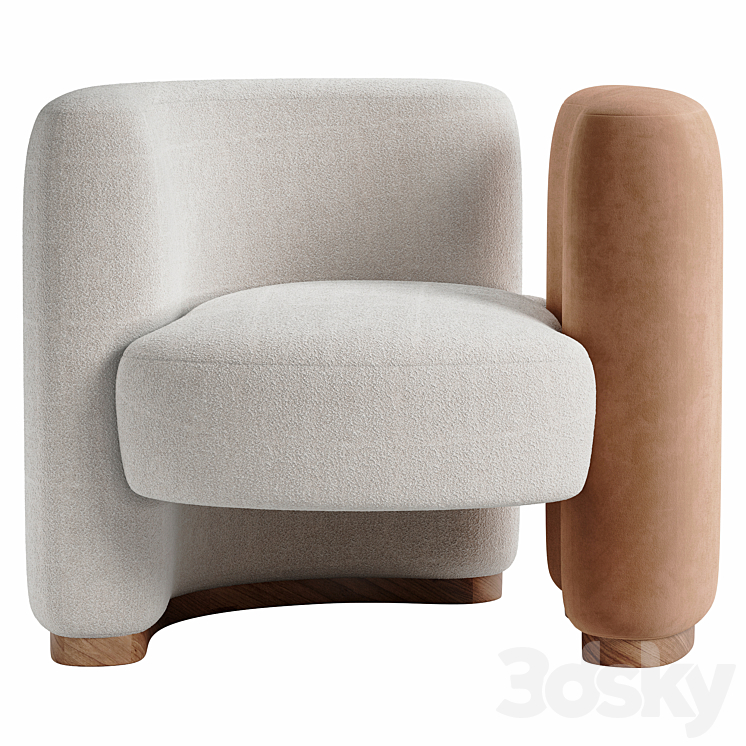 ROMANO armchair by noho 3D Model Free