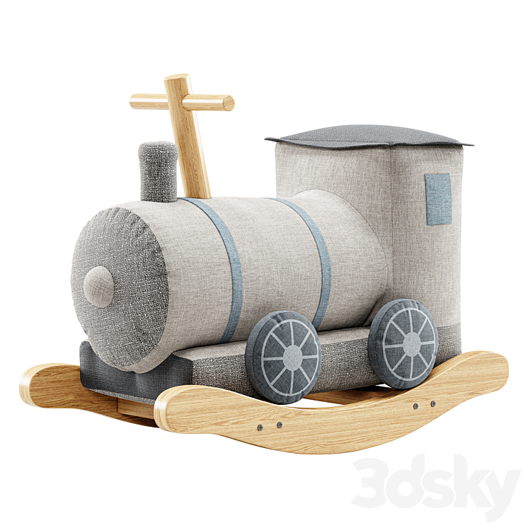 Train Light-Up Musical Nursery Rocker - Toy - 3D model