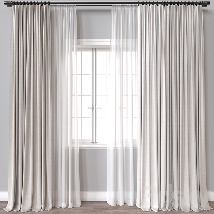 Curtain A570 3D Model