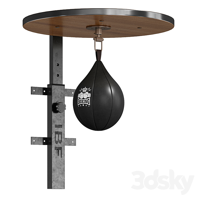 Boxing speed bag 3D Model Free