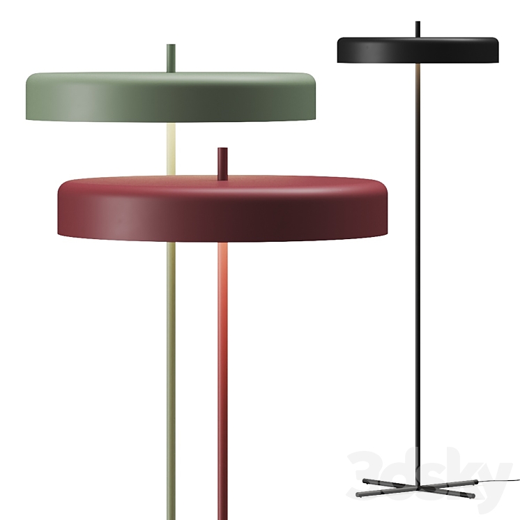 Blu Dot Bobber Floor Lamp 3D Model