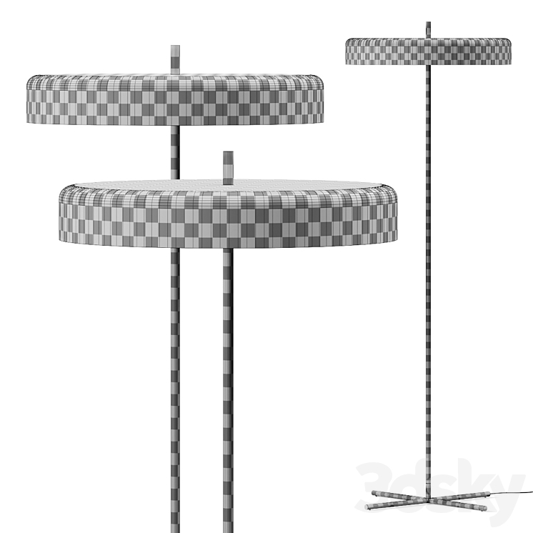 Blu Dot Bobber Floor Lamp 3D Model