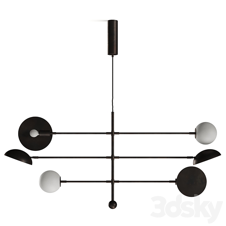 101 Copenhagen Sahn Chandelier 3D Model