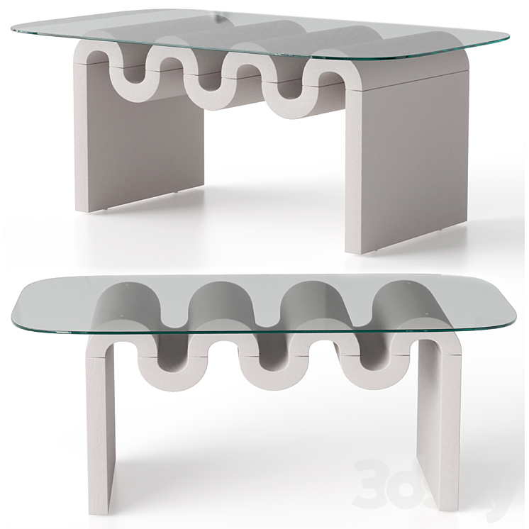 Aria Coffee Table by Urban Outfitters Table 3D model