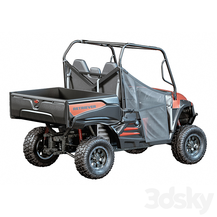 Mahindra Retriever 1000 3D Model Free