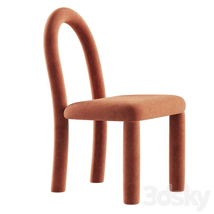 Temi Dining Chair by Sun 3DS Max Model - thumbnail 1