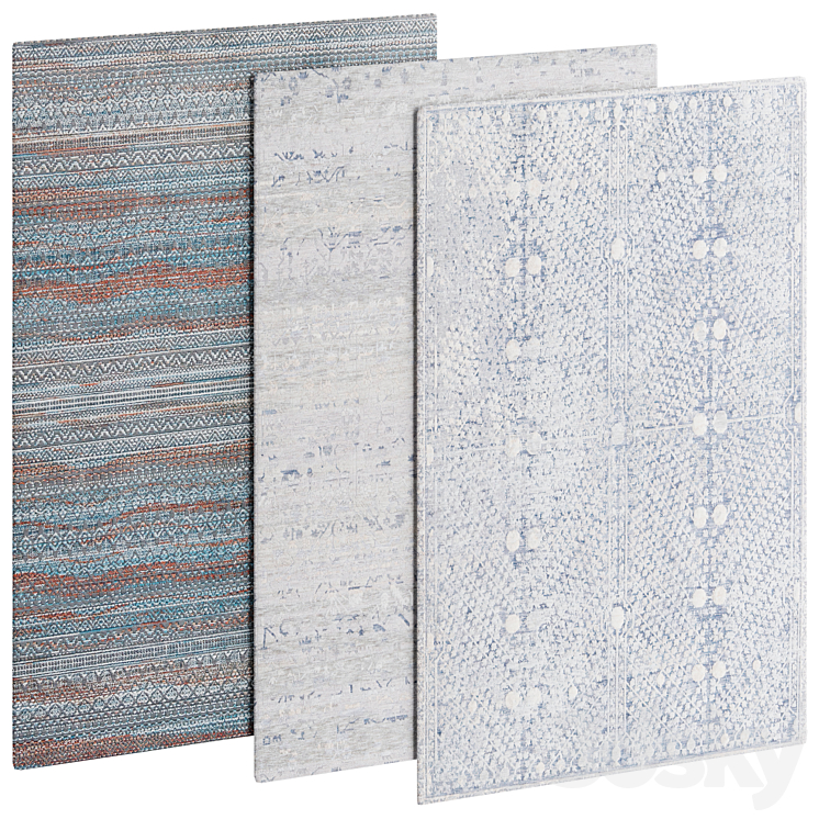 Carpet set 058 3D Model Free