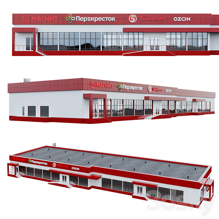 Shop 3D Model
