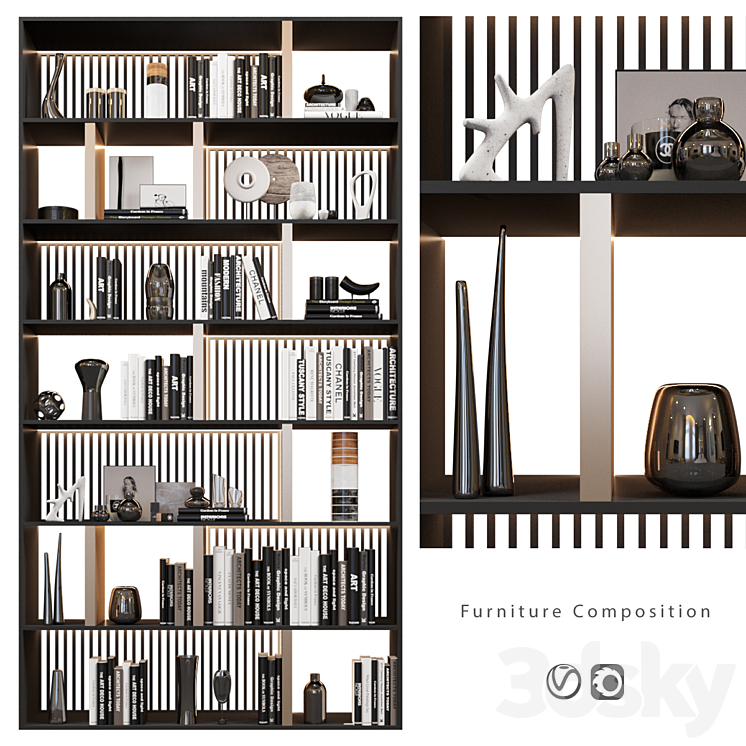 Furniture composition | 392 3D Model