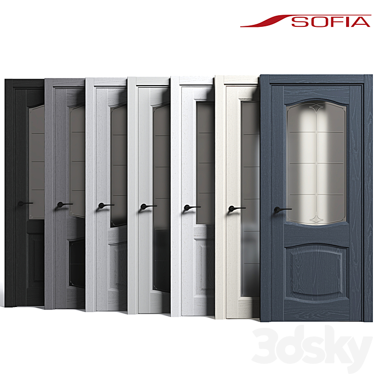 Doors Sofia Classic Part 2 3D Model