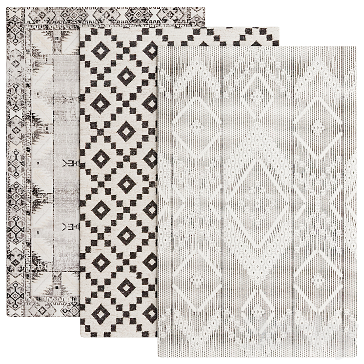 Carpet set 078 3D Model