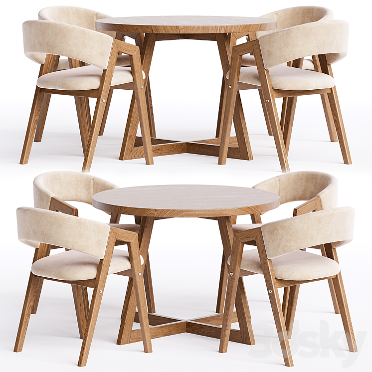 RIO kitchen chair 3D Model