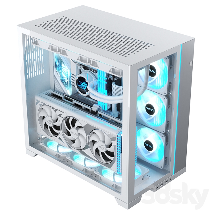 Gaming PC 4 3D Model Free