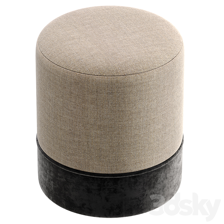 Pouffe Descartes by inmyroom.ru\/Пуф Декарт 3D Model Free