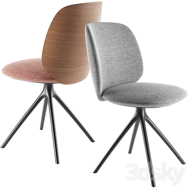 Universal Collection Swivel Chair By MDF Italia 3D Model