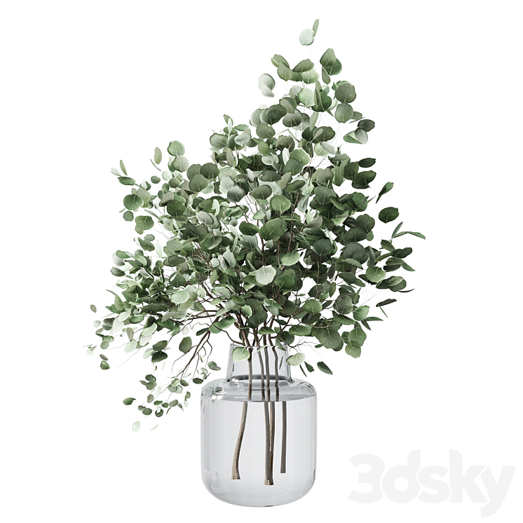 Collection Green Plants Bouquet Indoor 12 3DS Max - thumbnail 2