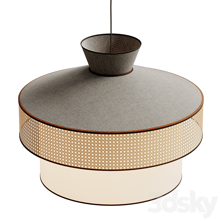 pendant light wagasa 3D Model