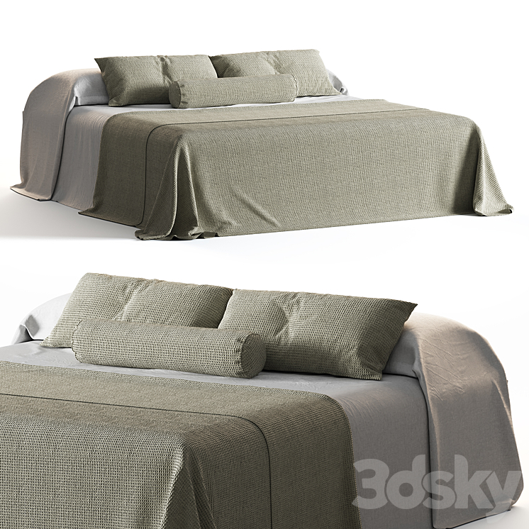 Bed linen zara home 11 3DS Max - thumbnail 1