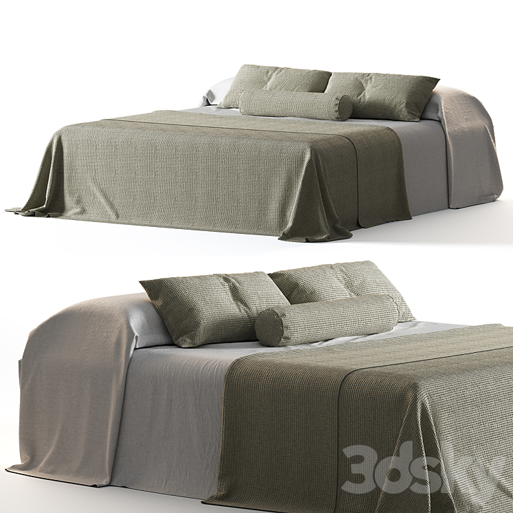 Bed linen zara home 11 3D Model Free