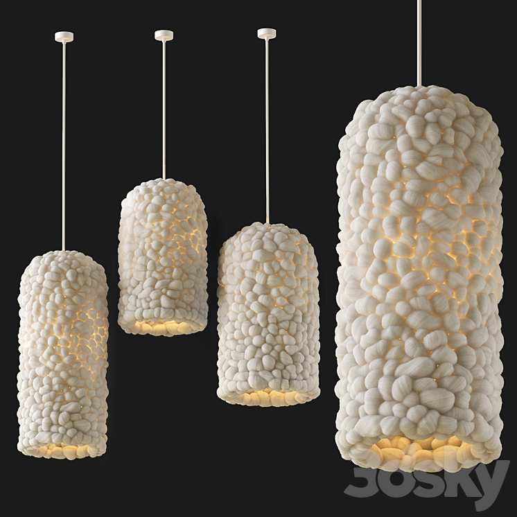 Elongated lamp by Helen Loom 3DS Max Model - thumbnail 1