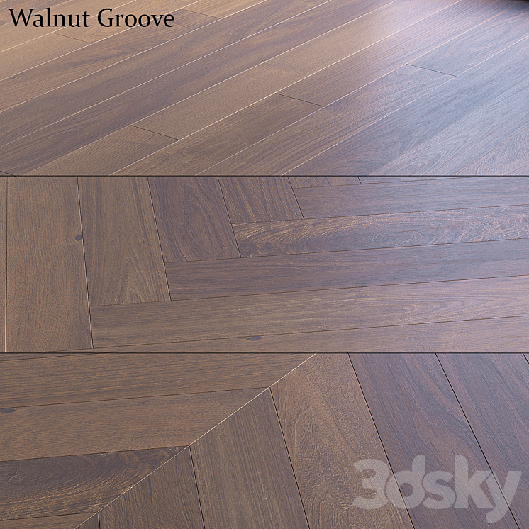 Walnut Groove 3D Model
