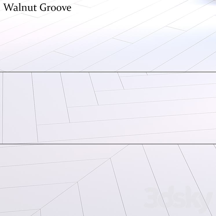Walnut Groove 3DS Max - thumbnail 2