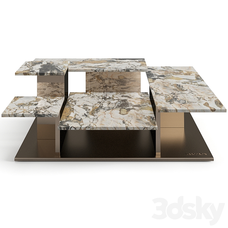 Visionnaire Building coffee table 3DS Max Model - thumbnail 2
