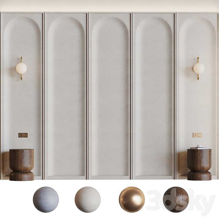 Decorative 3D panel 004 3D Model