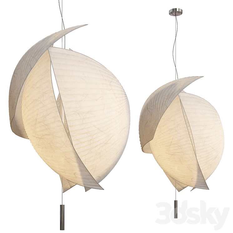 VOILES – Suspended lights from GROK 3DS Max Model - thumbnail 1