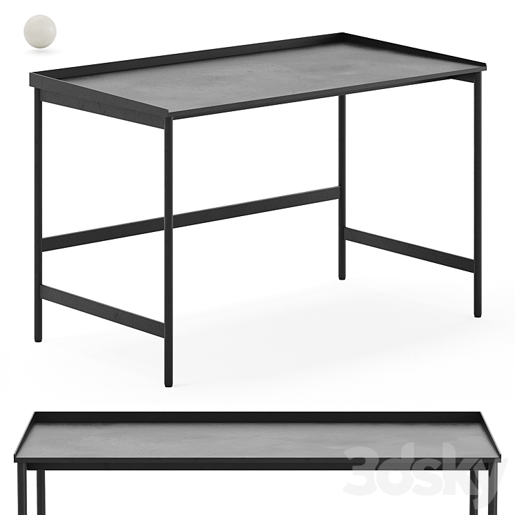 Desk Asti by BoConcept 3D Model