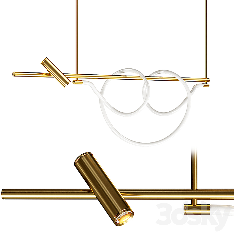 Lampatron DEMAS pendant light 3D Model Free