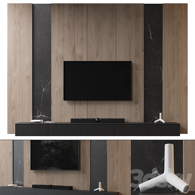 TV Wall | set 812 3D Model