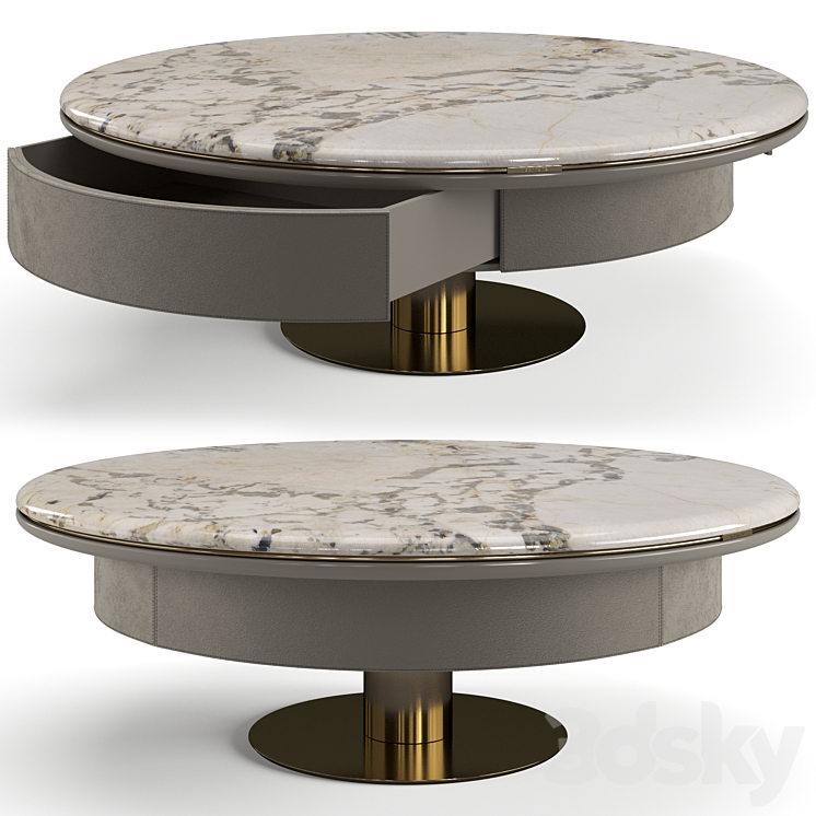 Visionnaire Korvac coffee table 3DS Max Model - thumbnail 1