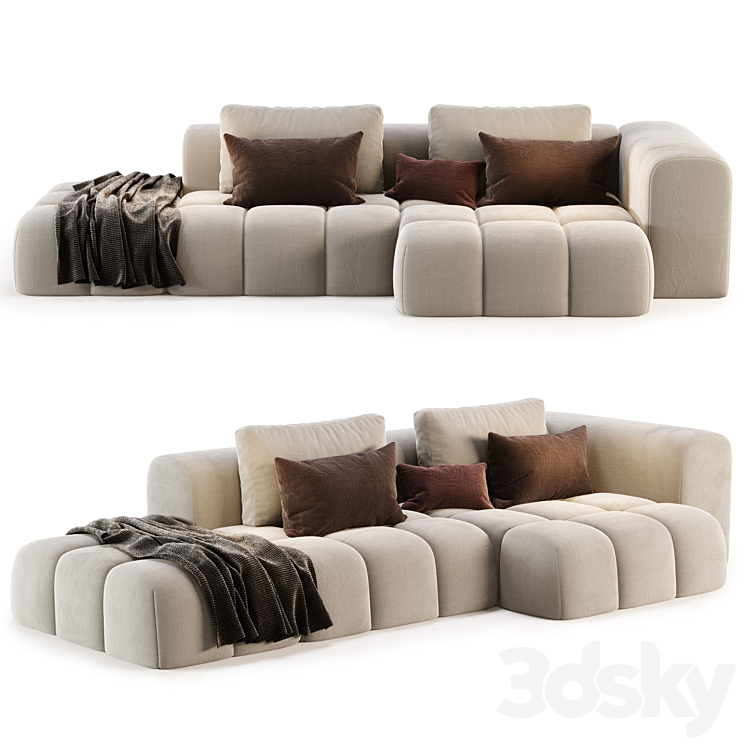 SHAMARA SOFA by Noho Home 3D Model