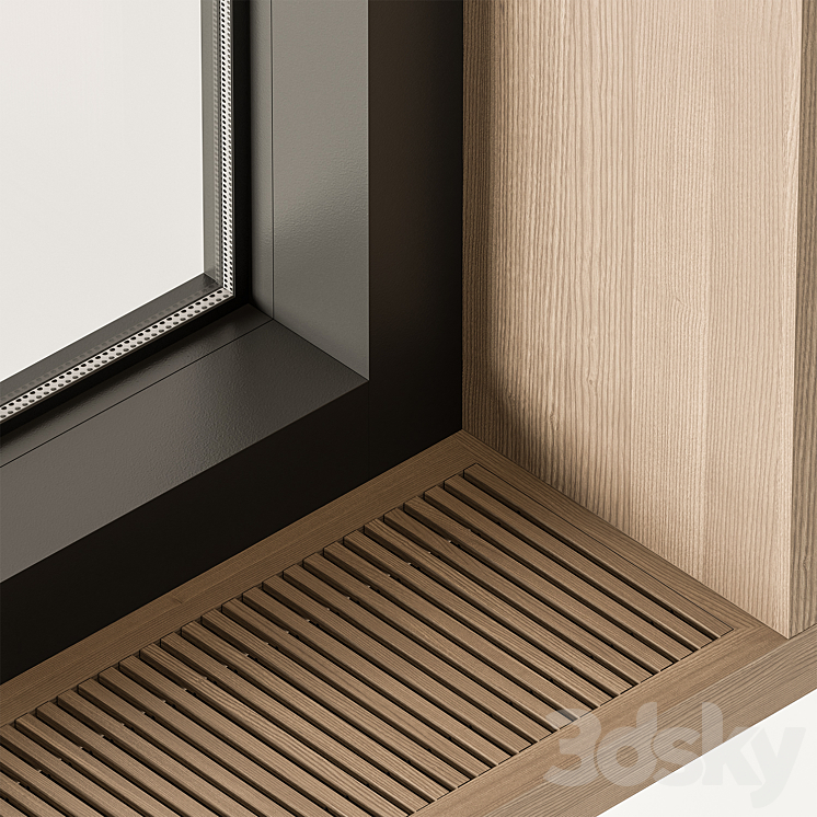 White Frame - Windows Set 19 3D Model Free