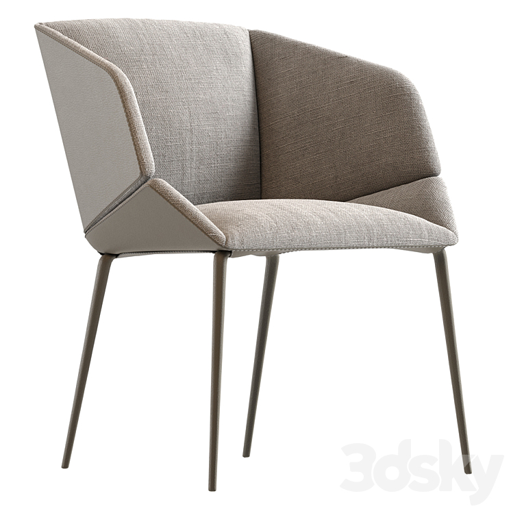 NATUZZI Chair Rose Chair 3D model