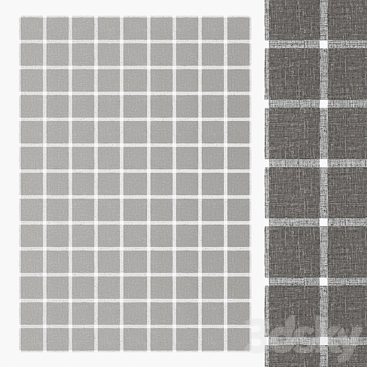 Carpet Paola Lenti Net 20 Carpets 3D model