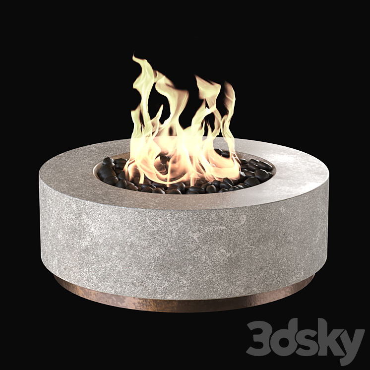 Fireplace set 3D Model
