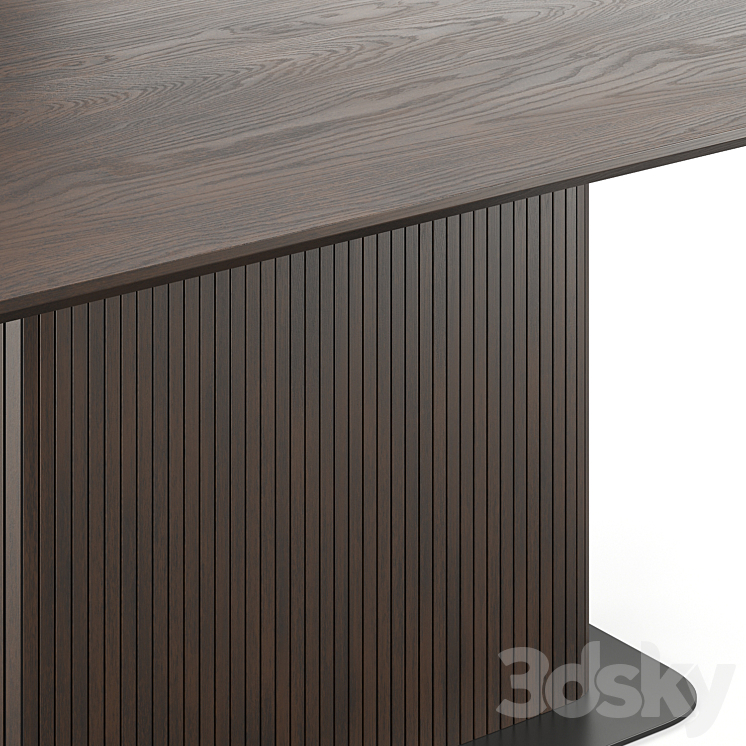 Dining table Glide rectangular Dantone Home 3D Model