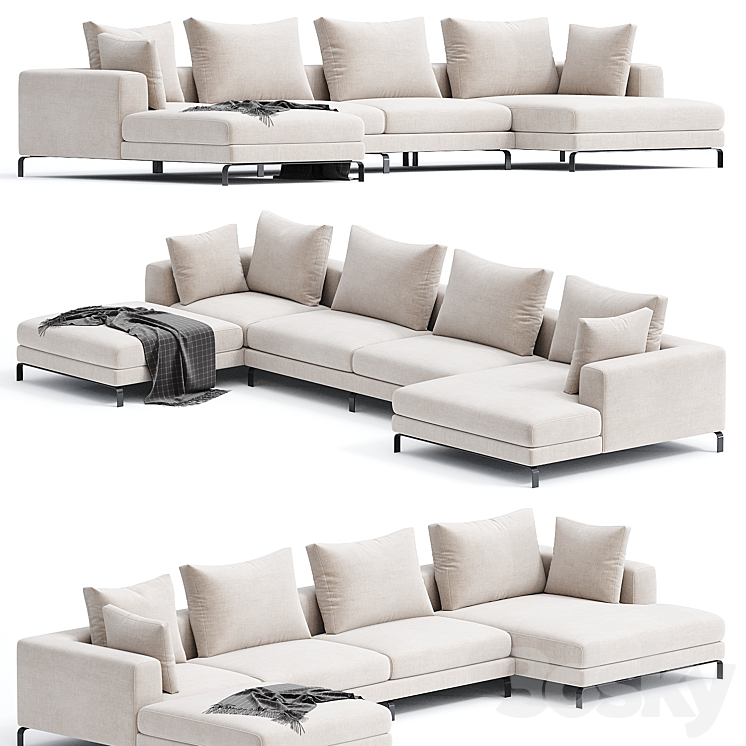 MALIBU | Sofa By Linteloo 3D Model