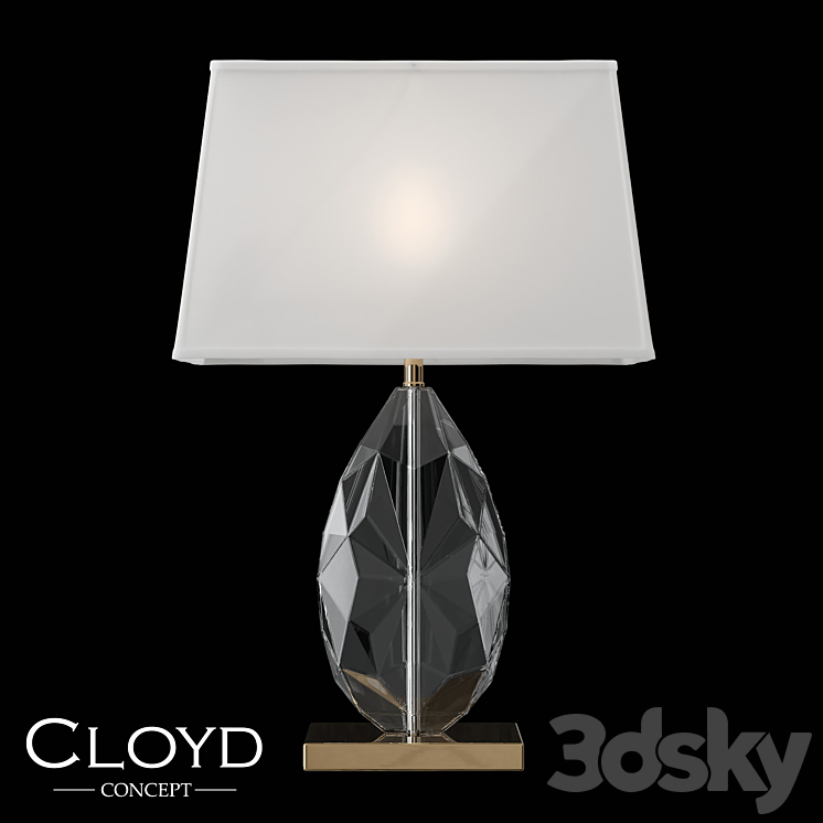 Table lamp Cloyd MOGRANE T1 (art.30080) 3D Model