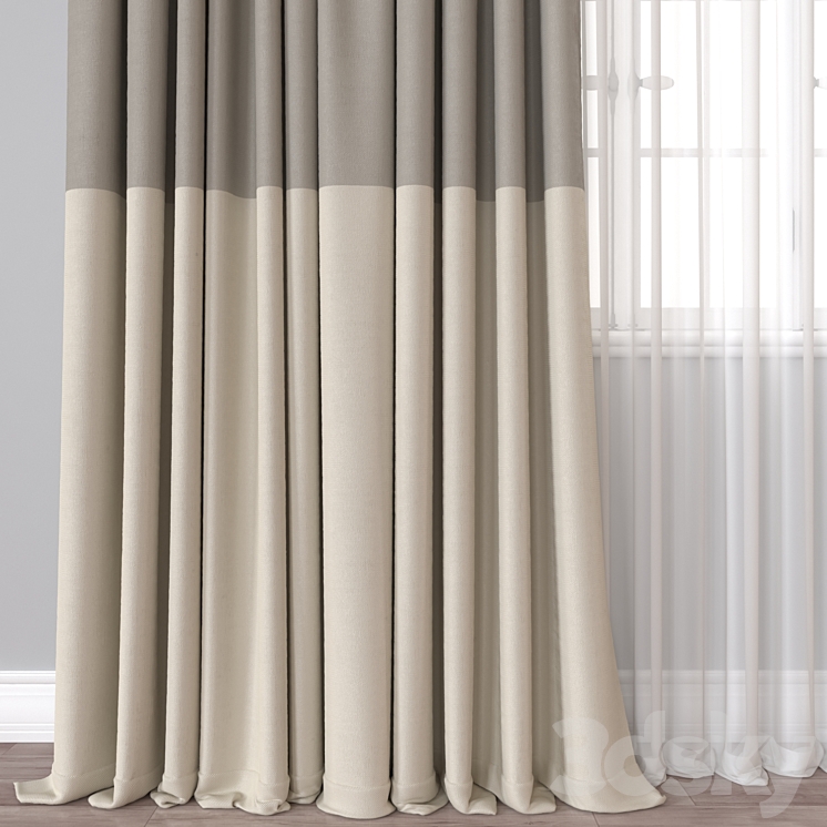 Curtain A640 3D Model