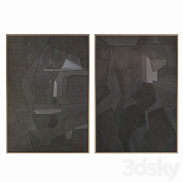 Minimalist Abstract Painting ?4 3D Model