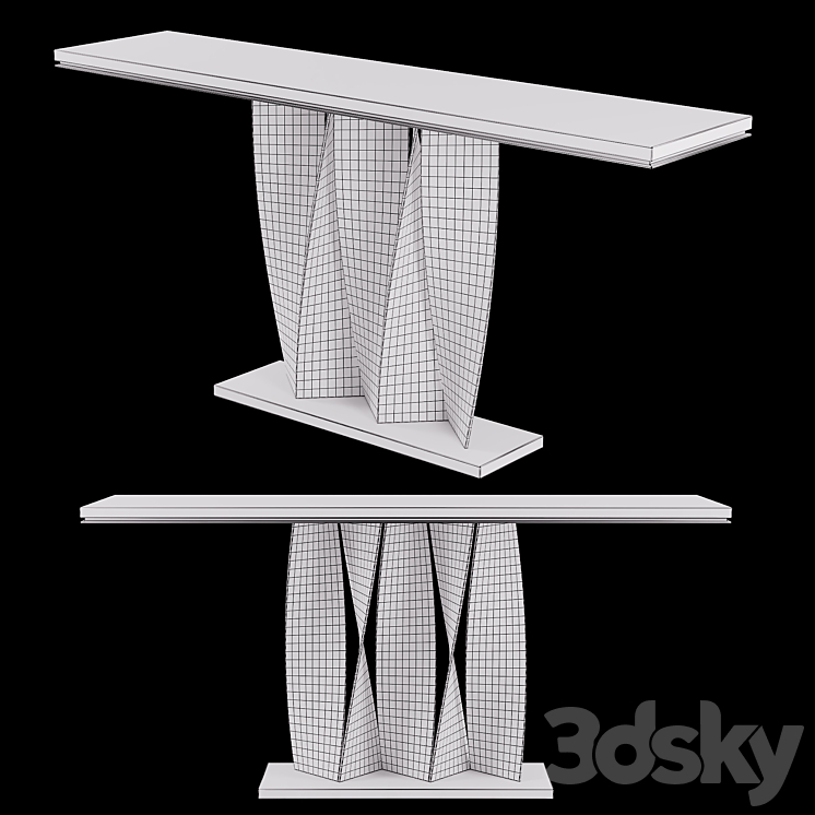 Spiro console by private label 3D Model