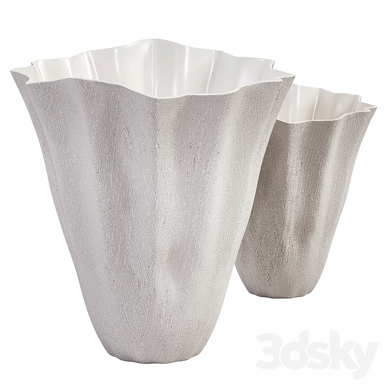 Vase Seashell decor 3D Model