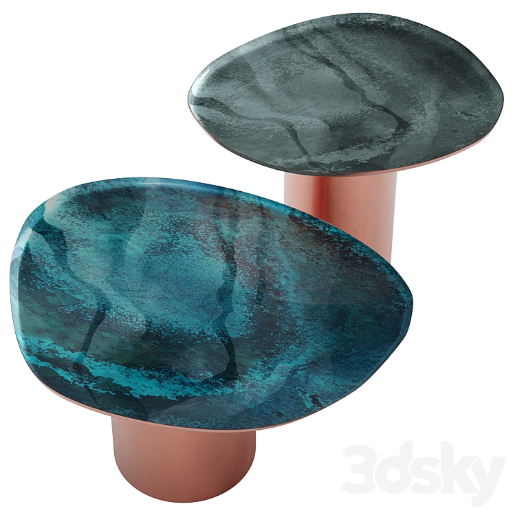 DeCastelli Drops Coffee Table 3D Model