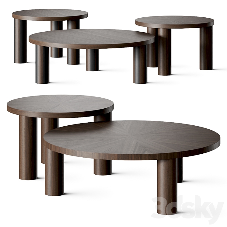 Ferm Living Post Coffee Tables 3D Model