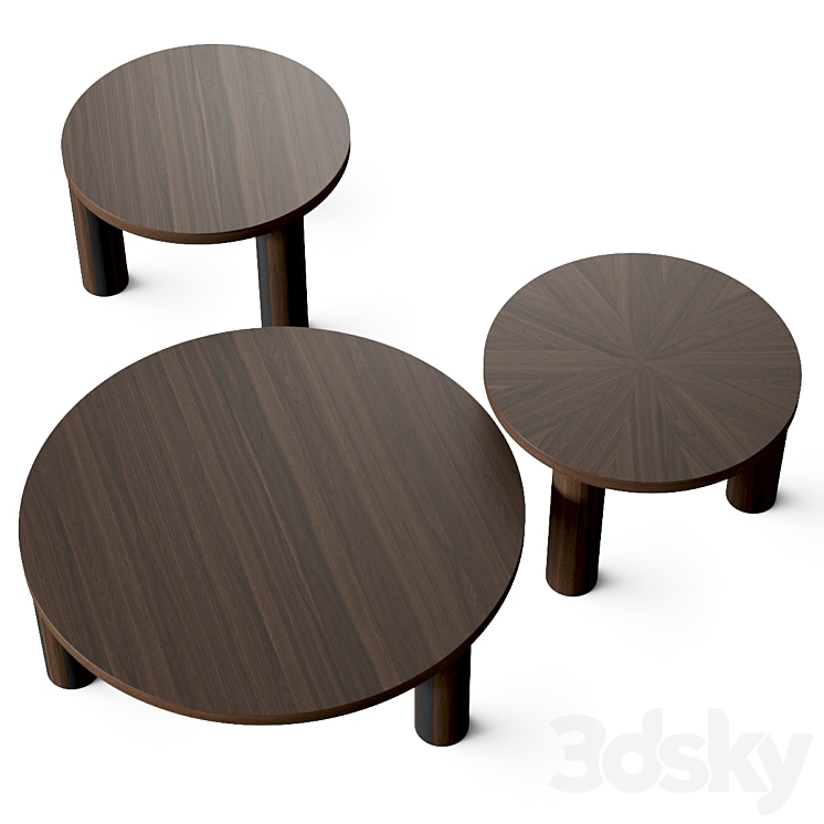 Ferm Living Post Coffee Tables 3DS Max Model - thumbnail 2